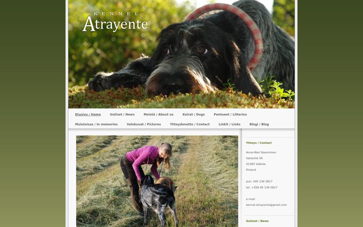 Screenshot of kennel-atrayente.com