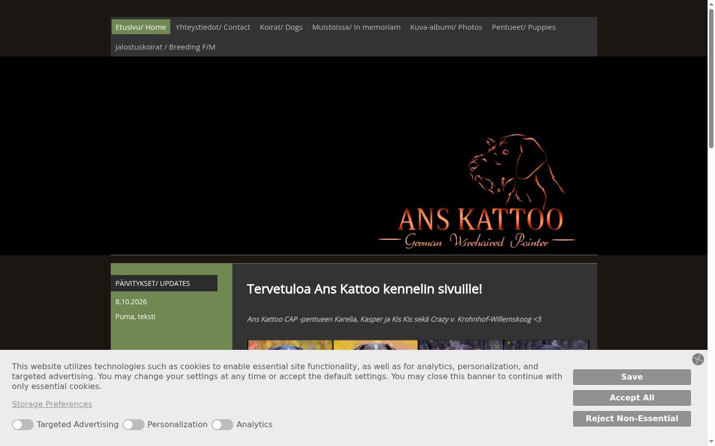 Snímka obrazovky banera súhlasu zobrazeného pred akoukoľvek interakciou