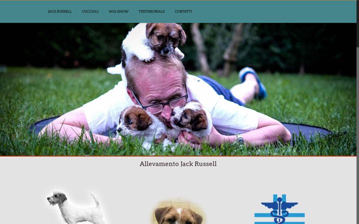 Screenshot of kennellsparkjack.it