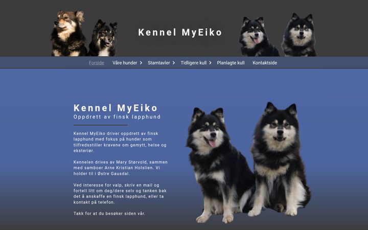 Screenshot of kennelmyeiko.com