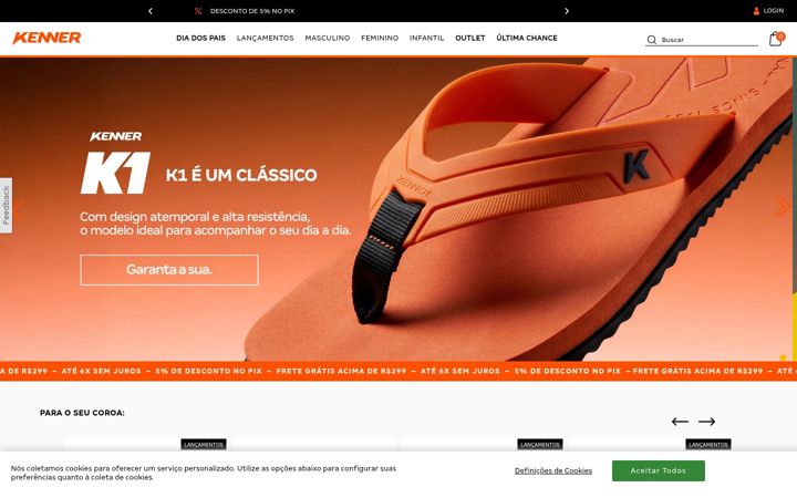 Screenshot of kenner.com.br