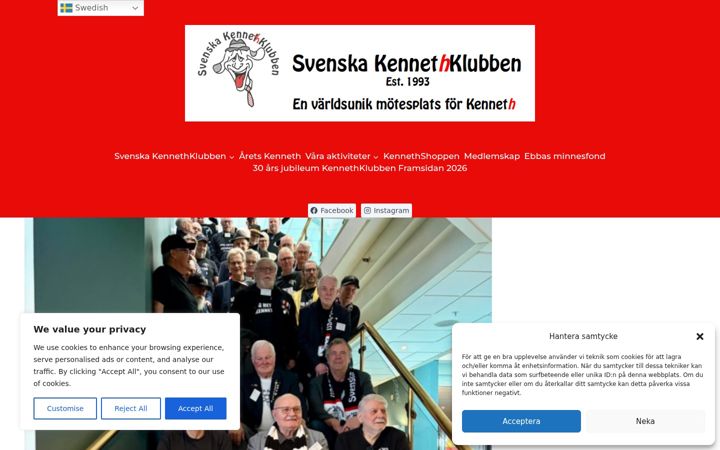 Screenshot of kenneth.se