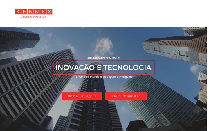 Screenshot of kennex.com.br