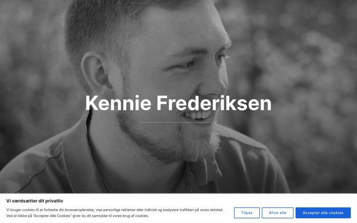 Screenshot of kenniefrederiksen.dk