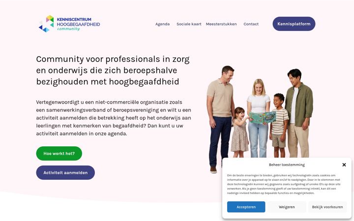 Screenshot of kenniscentrumhb.community