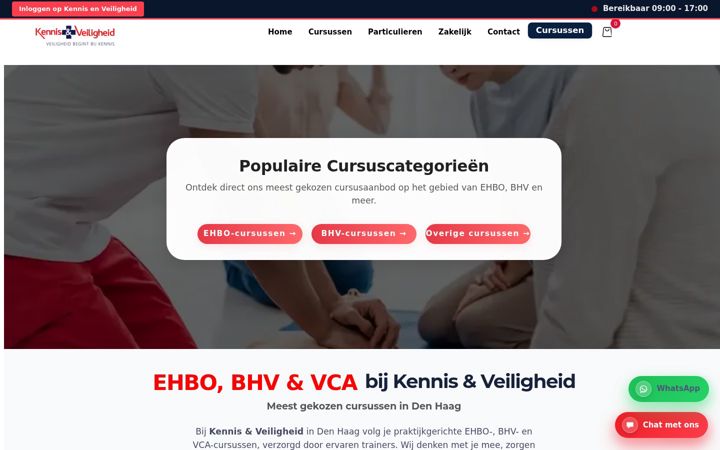 Screenshot of kennisenveiligheid.nl
