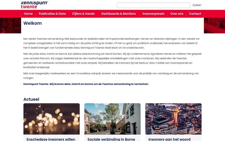 Screenshot of kennispunttwente.nl