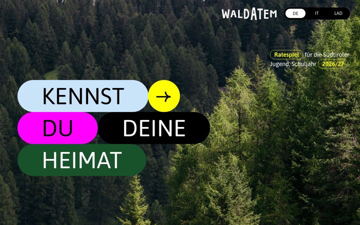 Screenshot of kennstdudeineheimat.it