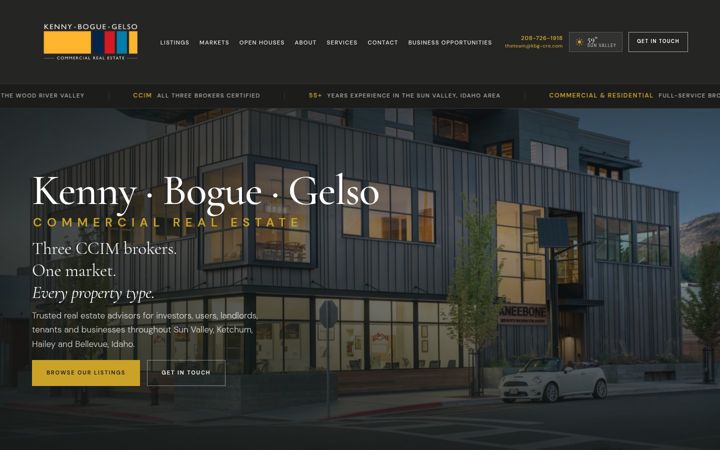 Screenshot of kenny-bogue.com