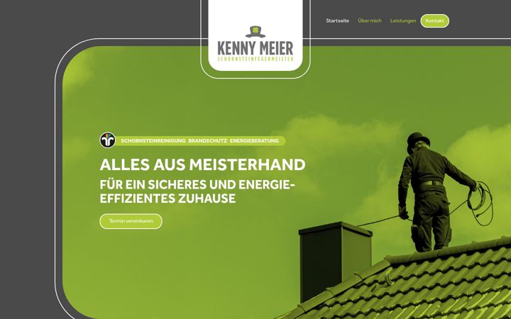 Screenshot of kennymeier.de