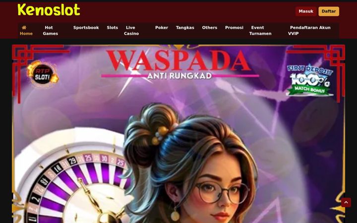 Screenshot of kenoslot.org