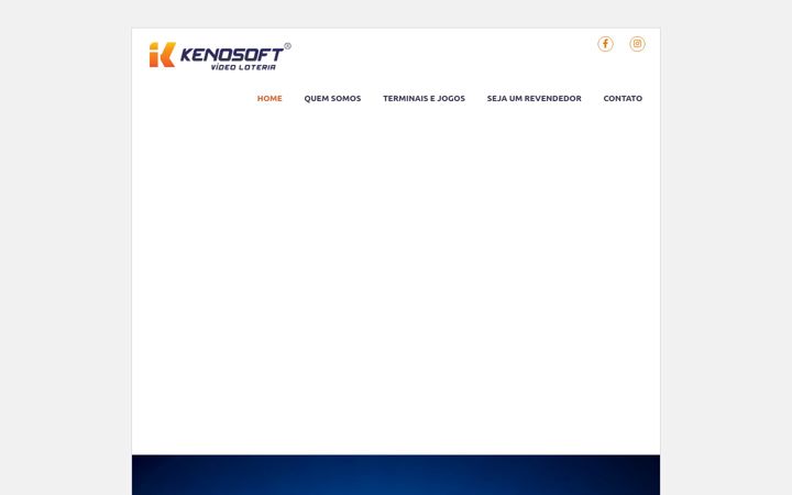 Screenshot of kenosoft.com.br