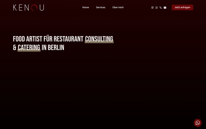 Screenshot of kenou-cuisine.com