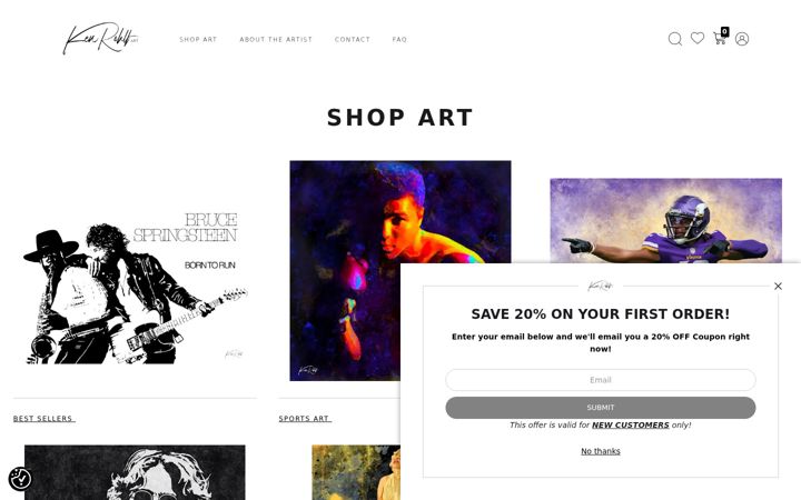 Screenshot of kenrohlf.com