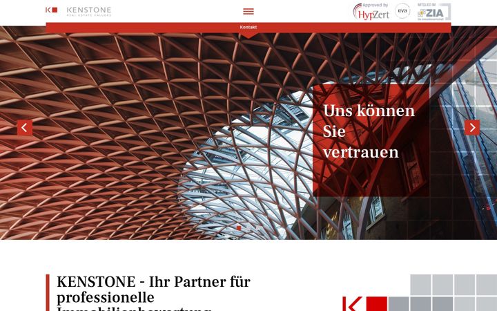 Screenshot of kenstone.de
