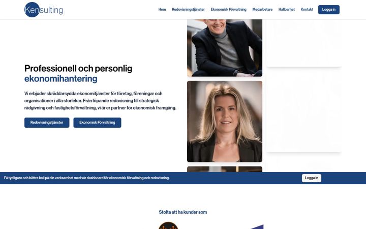 Screenshot of kensulting.se