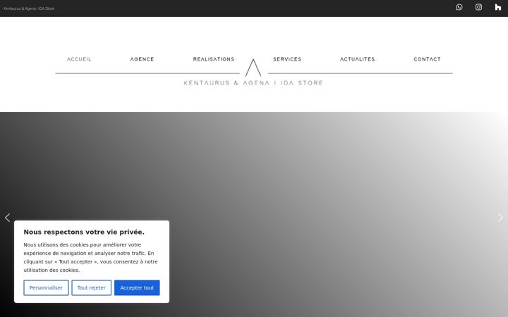 Screenshot of kentaurus-agena.com