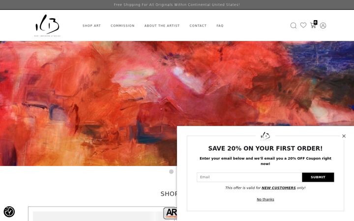 Screenshot of kentbrobergstudios.com