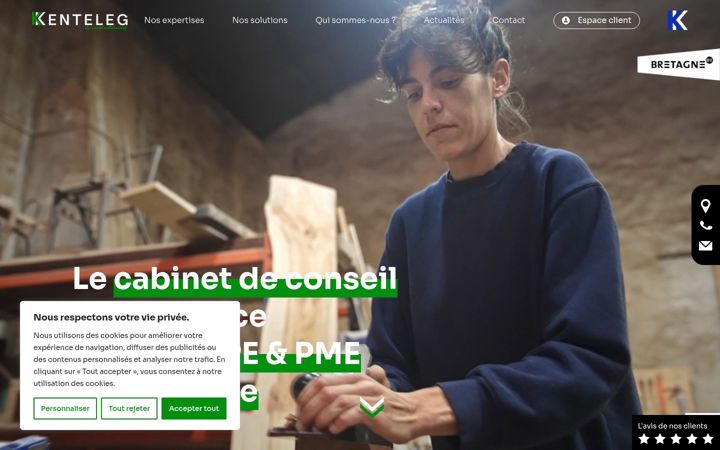 Screenshot of kenteleg.fr