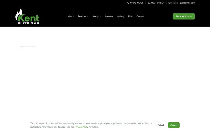 Screenshot of kentelitegas.co.uk
