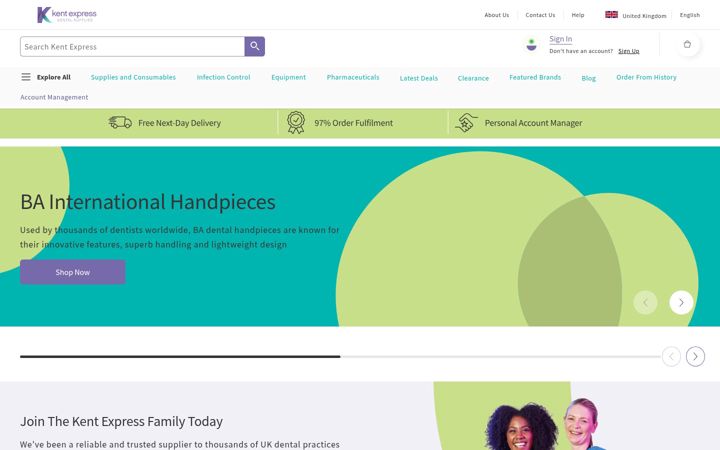 Screenshot of kentexpress.co.uk