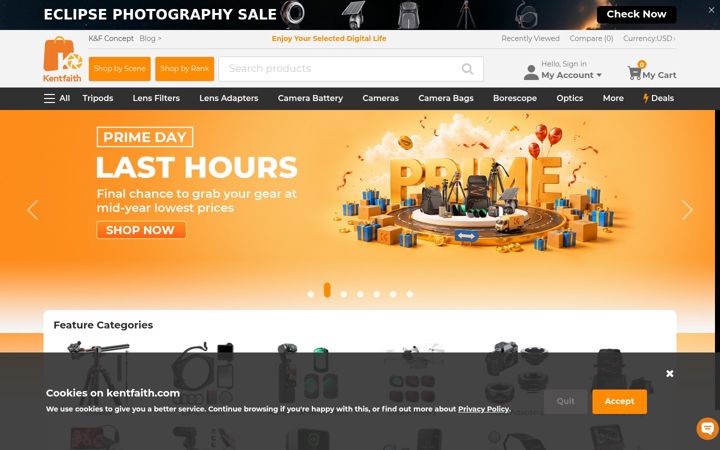 Screenshot of kentfaith.com