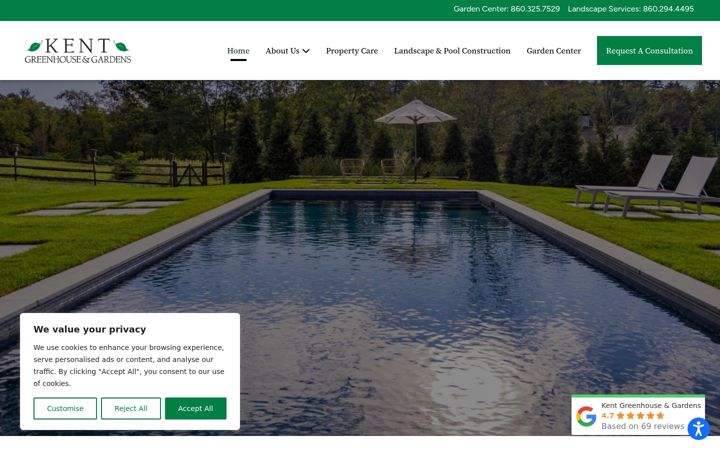 Screenshot of kentgreenhouse.com
