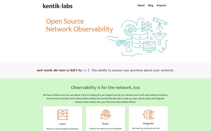 Screenshot of kentiklabs.com