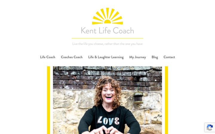 Screenshot ta' kentlifecoach.co.uk