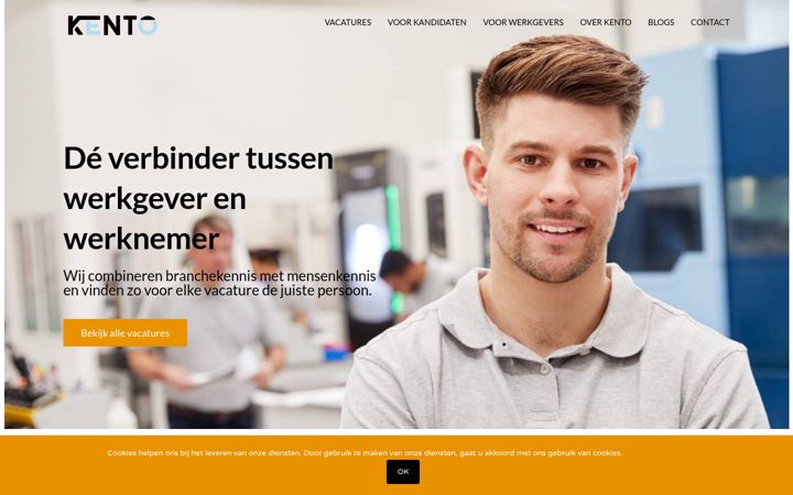 Screenshot of kento.nl