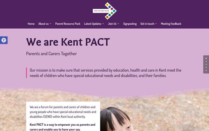 Screenshot of kentpactnew2022.co.uk