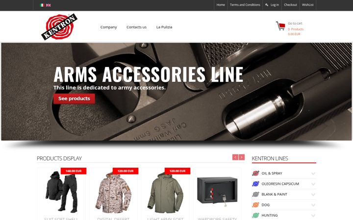 Screenshot of kentronsport.com