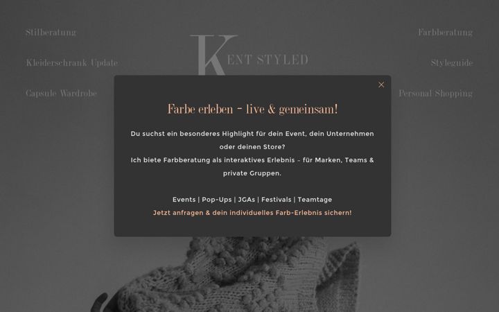Screenshot of kentstyled.de