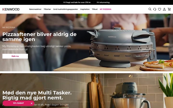 Screenshot of kenwoodworld.com