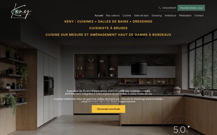 Screenshot of keny-ave.fr