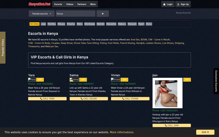 Screenshot of kenyahot.net