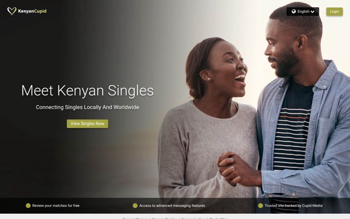 Screenshot of kenyancupid.com