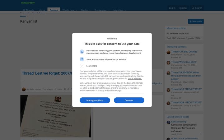Screenshot von kenyanlist.net