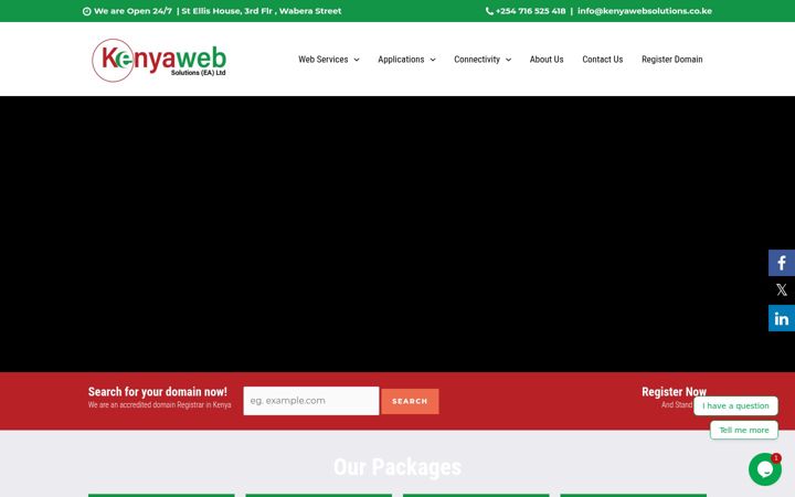 Screenshot of kenyaonline.com