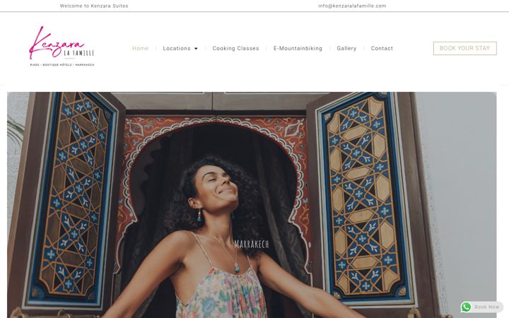 Screenshot of kenzaralafamille.com