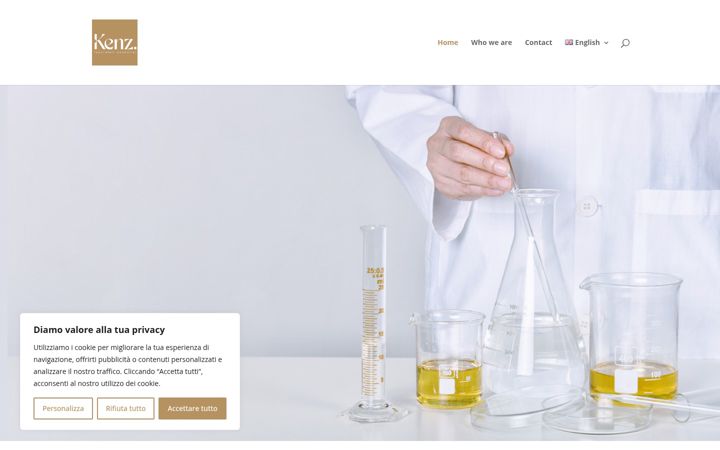Screenshot of kenzlaboratori.it