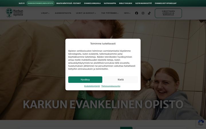 Screenshot of keokarkku.fi