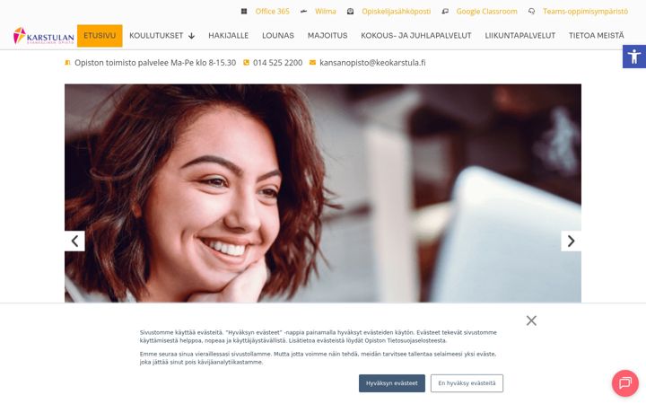 Screenshot of keokarstula.fi