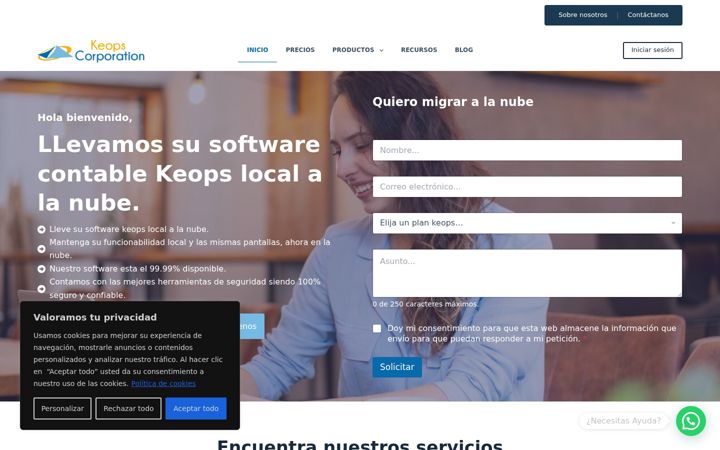 Screenshot of keops-corp.com