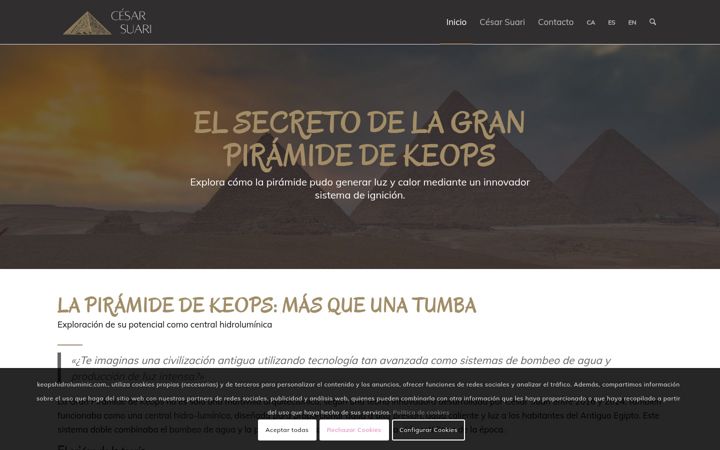 Screenshot of keopshidroluminic.com