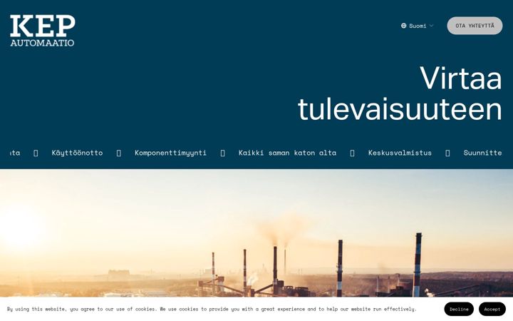 Screenshot of kepautomaatio.fi
