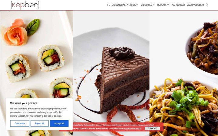 Screenshot of kepben.hu