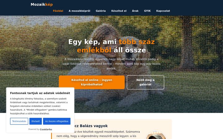 Screenshot of kepetafalra.hu