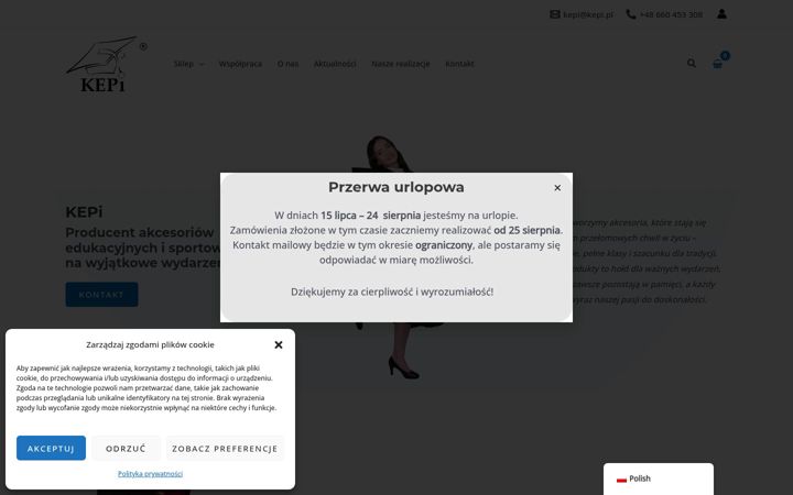 Screenshot of kepi.pl