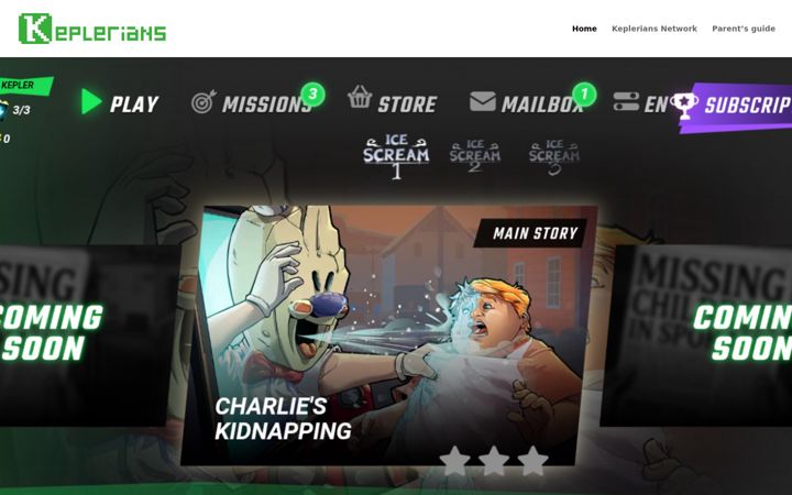 Screenshot of keplerians.com